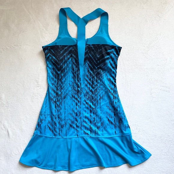 Adidas Primeblue Women's Y-Dress Tennis Dress, Sonic Aqua - Picture 3 of 9